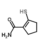CAS 登录号：142056-84-6， 2-硫基-1-环戊烯-1-甲酰胺