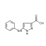 CAS#: 142115-63-7, 5-Anilino-1H-Pyrazole-3-Carboxylic Acid