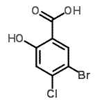 CAS#: 142167-38-2, 5-Bromo-4-Chloro-2-Hydroxybenzoic Acid