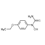 CAS 登录号：142181-56-4， 1-(4-乙氧基苯基)-1-羟基硫脲