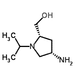 CAS 登录号：142228-37-3， [(2S,4S)-4-氨基-1-异丙基-2-吡咯烷基]甲醇