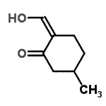 CAS 登录号：142235-64-1， (2Z)-2-(羟基亚甲基)-5-甲基环己酮