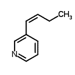 CAS 登录号：142505-10-0， 3-[(1Z)-1-丁烯-1-基]吡啶