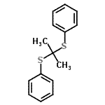 CAS 登录号：14252-46-1， 1,1'-(2,2-丙烷二基二硫烷二基)二苯