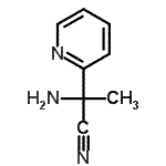 CAS 登录号：142554-58-3， 2-氨基-2-(2-吡啶基)丙腈