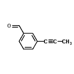 CAS 登录号：142686-43-9， 3-(1-丙炔-1-基)苯甲醛
