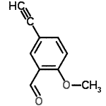 CAS 登录号：142686-55-3， 5-乙炔基-2-甲氧基苯甲醛