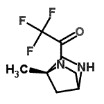 CAS 登录号：142776-10-1， 2,2,2-三氟-1-(1-甲基-2,5-二氮杂双环[2.2.1]庚-2-基)乙酮