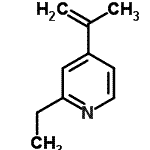 CAS 登录号：142896-08-0， 2-乙基-4-异丙烯基吡啶