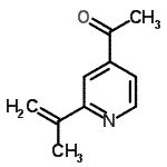 CAS 登录号：142896-12-6， 1-(2-异丙烯基-4-吡啶基)乙酮