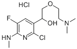 CAS 登录号:142934-88-1, 1-(2-氯-5-氟-6-甲基氨基吡啶-3-基)-2-(2-二甲基氨基乙氧基)乙醇盐酸盐