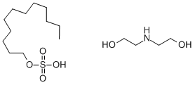 CAS#: 143-00-0, Lauryl alcohol sulfate diethanolamine salt