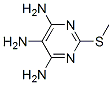 CAS 登录号：1431-40-9， 2-甲硫基嘧啶-4,5,6-三胺