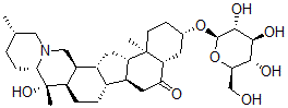 CAS#: 143120-88-1, 5alpha,14alpha,17beta,22beta-Cevanine-20beta-Hydroxyl-3beta-O-beta-D-Glucoside