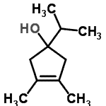 CAS 登录号：143398-17-8， 1-异丙基-3,4-二甲基-3-环戊烯-1-醇