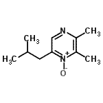 CAS 登录号：143463-88-1， 6-异丁基-2,3-二甲基吡嗪1-氧化物