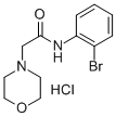 CAS 登录号:143579-17-3, N-(2-溴苯基)-2-吗啉-4-基乙酰胺盐酸盐