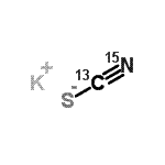 CAS 登录号：143673-61-4， 钾(<sup>13</sup>C,<sup>15</sup>N)硫氰酸酯