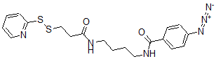 CAS 登录号：143706-33-6， 4-叠氮基-N-[4-(3-吡啶-2-基二硫基丙酰氨基)丁基]苯甲酰胺