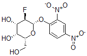 CAS 登录号:143716-62-5, (2R,3R,4S,5R,6S)-6-(2,4-二硝基苯氧基)-5-氟-2-(羟基甲基)四氢吡喃-3,4-二醇