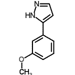 CAS 登录号：144026-74-4， 3-(3-甲氧基苯基)-1H-吡唑