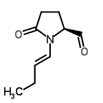 CAS#: 144085-12-1, (2S)-1-[(1E)-1-Buten-1-Yl]-5-Oxo-2-Pyrrolidinecarbaldehyde