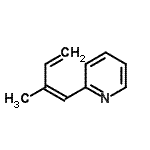 CAS 登录号：144343-88-4， 2-[(1Z)-2-甲基-1,3-丁二烯-1-基]吡啶