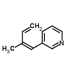 CAS 登录号：144343-90-8， 3-[(1Z)-2-甲基-1,3-丁二烯-1-基]吡啶