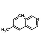CAS 登录号：144343-92-0， 4-[(1Z)-2-甲基-1,3-丁二烯-1-基]吡啶