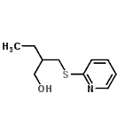CAS 登录号：144365-95-7， 2-[(2-吡啶基硫基)甲基]-1-丁醇