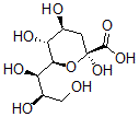 CAS 登录号：144383-50-6， (2R,4S,5R,6R)-2,4,5-三羟基-6-[(1R,2R)-1,2,3-三羟基丙基]四氢吡喃-2-羧酸