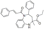 CAS#: 144401-01-4, Ethyl 4-Methyl-2-Phenyl-1-[(E)-3-Phenylprop-2-Enoyl]-3,5-Dihydro-2H-1,5-Benzodiazepine-4-Carboxylate