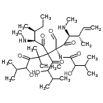 CAS#: 144446-20-8, N-{(3S,4S,6R)-6-Formyl-10-Hydroxy-7-(2-Hydroxy-3-Methylbutanoyl)-3,8,8,11-Tetramethyl-4-(Methylamino)-7-[(2S,3S)-3-Methyl-2-(Methylamino)Pentanoyl]-5,9-Dioxo-1-Dodecen-6-Yl}-2-Hydroxy-N,3-Dimethylbuta Namide