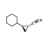CAS 登录号：144448-12-4， [(1S,2R)-2-乙炔基环丙基]环己烷