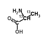 CAS 登录号：144476-54-0， (<sup>13</sup>C<sub>3</sub>)丙氨酸
