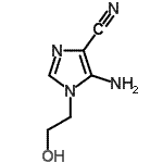 CAS 登录号：144486-68-0， 5-氨基-1-(2-羟基乙基)-1H-咪唑-4-甲腈