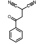 CAS 登录号：14476-72-3， (2-氧代-2-苯基乙基)丙二腈