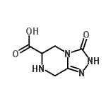 CAS 登录号：144888-68-6， 3-氧代-2,3,5,6,7,8-六氢[1,2,4]三唑并[4,3-a]吡嗪-6-羧酸