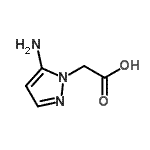 CAS 登录号：144991-25-3， (5-氨基-1H-吡唑-1-基)乙酸