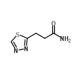 CAS 登录号：14501-21-4， 3-(1,3,4-噻二唑-2-基)丙酰胺