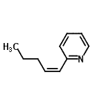 CAS 登录号：145091-66-3， 2-[(1Z)-1-戊烯-1-基]吡啶