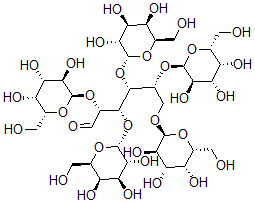 CAS 登录号：145204-39-3， (2R,3S,4R,5R)-2,3,4,5,6-五[[(2R,3R,4S,5R,6R)-3,4,5-三羟基-6-(羟基甲基)四氢吡喃-2-基]氧基]己醛