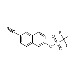 CAS 登录号：145369-29-5， 6-氰基-2-萘基三氟甲烷磺酸酯