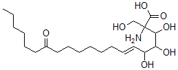 CAS 登录号:145401-47-4, (E)-2-氨基-3,4,5-三羟基-2-(羟基甲基)-14-氧代二十碳-6-烯酸
