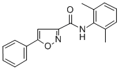 CAS 登录号:145440-89-7, N-(2,6-二甲基苯基)-5-苯基-1,2-恶唑-3-甲酰胺
