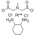 CAS 登录号:145482-83-3, 氯(1,2-二氨基环己烷)(N-甲基亚胺二乙酸)铂(IV)