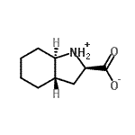CAS 登录号：145513-92-4， (2R,3aS,7aR)-八氢-1H-吲哚鎓-2-羧酸酯