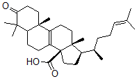 CAS 登录号：145525-33-3， (10S,13R,14S,17R)-4,4,10,13-四甲基-17-[(2R)-6-甲基庚-5-烯-2-基]-3-氧代-1,2,5,6,7,11,12,15,16,17-十氢环戊烯并[a]菲-14-羧酸