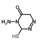 CAS#: 145609-55-8, 4-Amino-3-Sulfanyl-3,6-Dihydro-1,2,4-Triazin-5(4H)-One