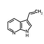CAS 登录号：145901-21-9， 3-乙烯基-1H-吡咯并[2,3-b]吡啶